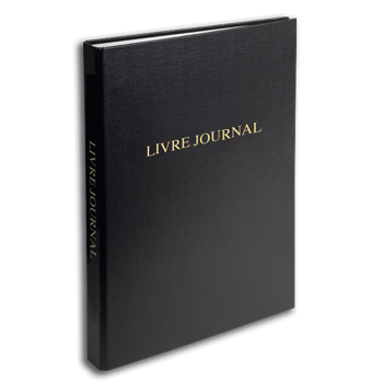 Personnaliser et commander Classeur Frappe 'Livre Journal' + Recharge - ELVE