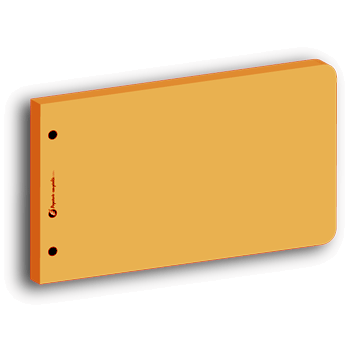 Commande  RUNGIS CEDEX, Intercalaire de rvision rectangulaire orange