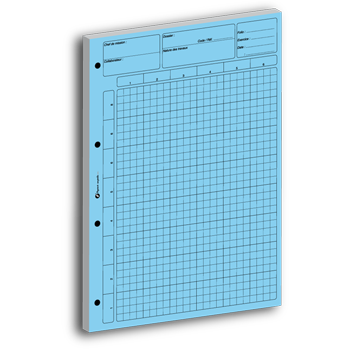 Personnaliser et commander Bloc de notes de contrle interne bleu