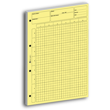 Personnaliser et commander Bloc de notes de contrle interne jaune