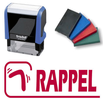 Personnaliser et commander Tampon Trodat - 4912 - "RAPPEL"