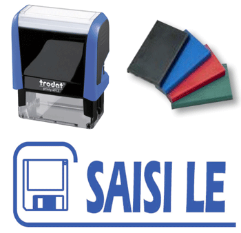 Personnaliser et commander Tampon Trodat - 4912 - "SAISI LE"