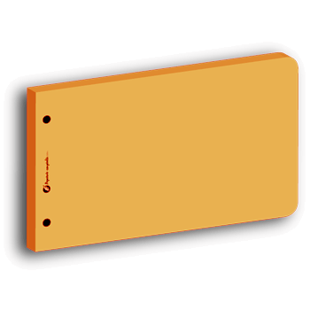 Personnaliser et commander Intercalaire de rvision rectangulaire orange