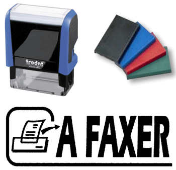 Personnaliser et commander Tampon Trodat - 4912 - "A FAXER"