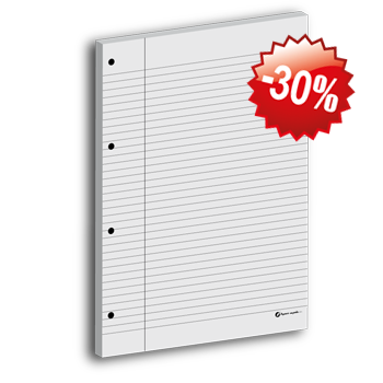 Personnaliser et commander Bloc de rvision blanc de 80 feuilles recto-verso